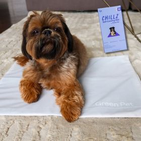 Chillz Gel Mat Cover (Color: Cloud, size: XL)