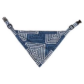DGS Pet Products Unbugz-It Bandana Large Square Blue 13" x 8" x 0.1" (Color: Square Blue, size: medium)