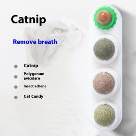 Catnip Ball Self-Hi Toy Supplies (Option: white Three in one bag)