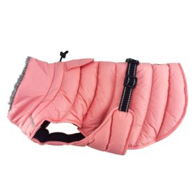 Alpine Extreme Weather Puffer Coat (Color: Peach, size: 3X-Large)