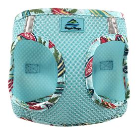 American River Choke Free Harness Hawaiian Trim (Color: Aruba Blue, size: X-Large)